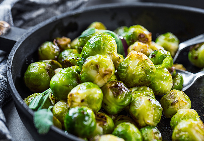 Brussels sprouts roasted