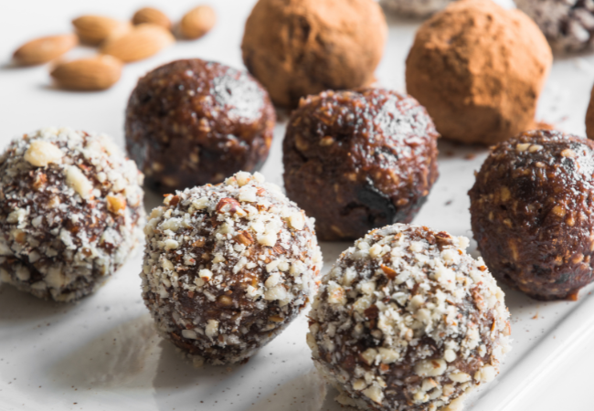 assorted nut truffles